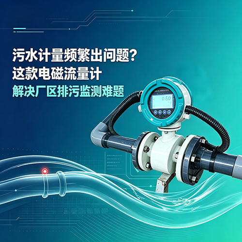 电磁流量计｜工业污水排污在线计量监测解决方案